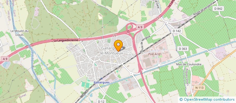 localisation de l'entreprise 2LDB  GALLARGUES-LE-MONTUEUX