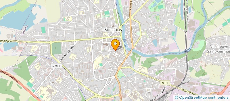 localisation de l'entreprise 2LDC  SOISSONS