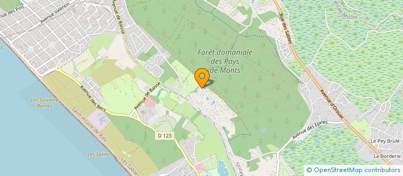 localisation de l'entreprise 2LES  SAINT-JEAN-DE-MONTS