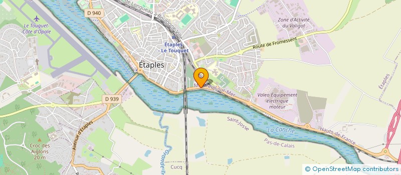 localisation de l'entreprise 2LF à ETAPLES