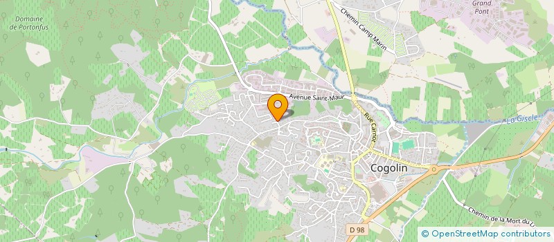 localisation de l'entreprise 2LFC  COGOLIN