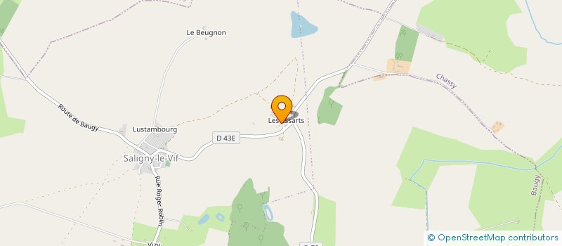 localisation de l'entreprise 2LFMD SUR L'AUBOIS  BAUGY