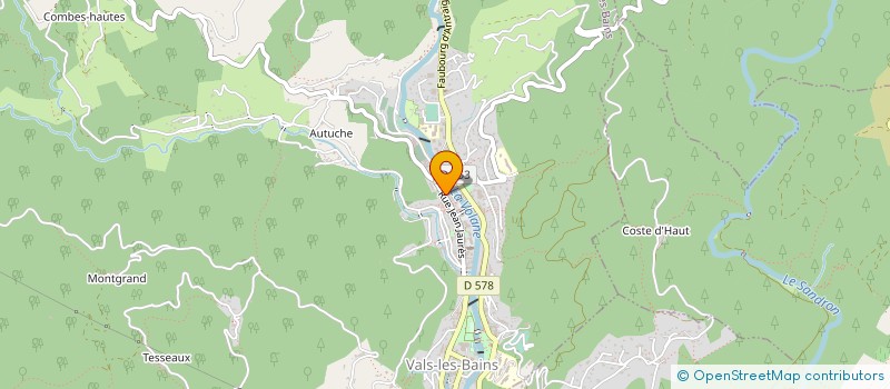 localisation de l'entreprise 2LG38 à VALS-LES-BAINS