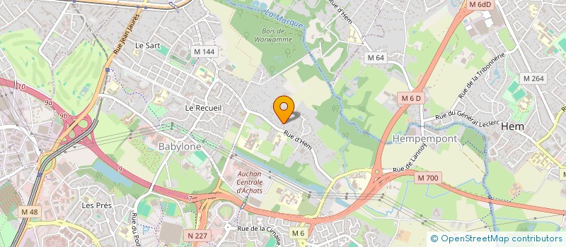 localisation de l'entreprise 2LGN à VILLENEUVE-D'ASCQ