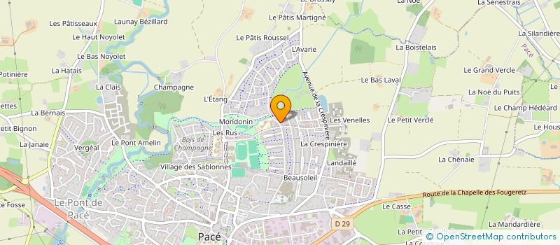 localisation de l'entreprise 2LH  PACE