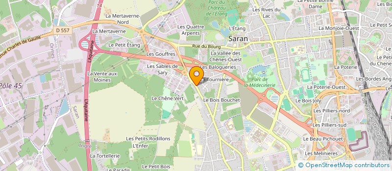localisation de l'entreprise 2LH à SARAN