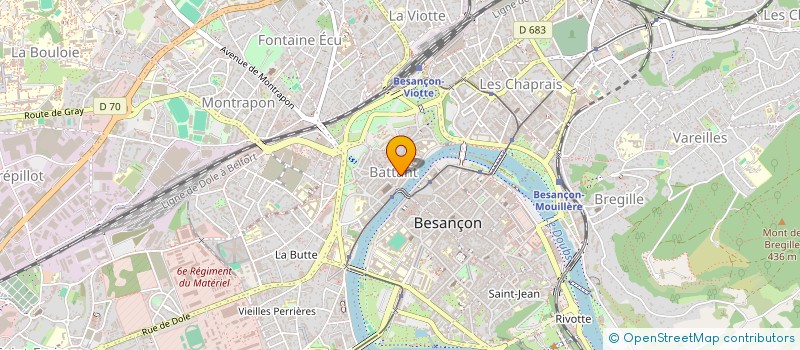 localisation de l'entreprise 2LH STORE  BESANCON