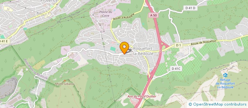 localisation de l'entreprise 2LI  ROQUEFORT-LA-BEDOULE