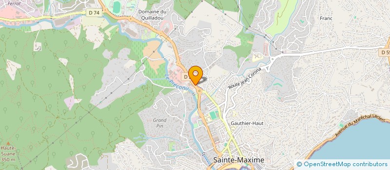 localisation de l'entreprise 2LJC à SAINTE-MAXIME