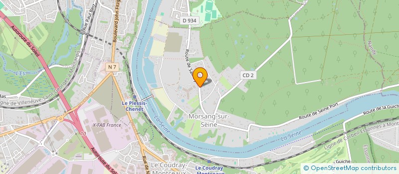 localisation de l'entreprise 2LKC  MORSANG-SUR-SEINE