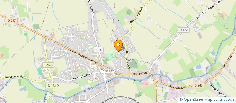 localisation de l'entreprise 2LKMI  ESTAIRES