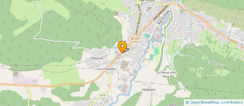 localisation de l'entreprise 2LM à LAVELANET