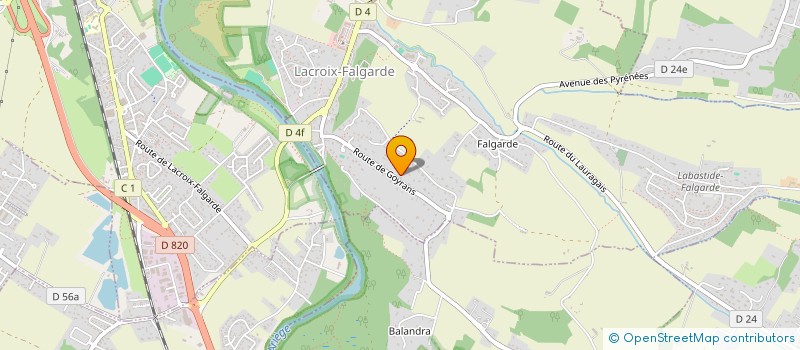 localisation de l'entreprise 2LM  LABEGE