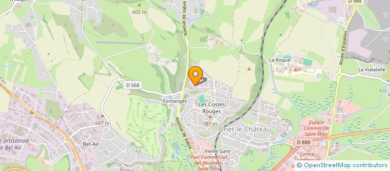 localisation de l'entreprise 2LMB  ONET-LE-CHATEAU