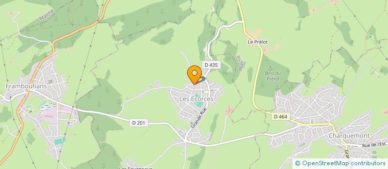 localisation de l'entreprise 2LMIDEZ  LES ECORCES