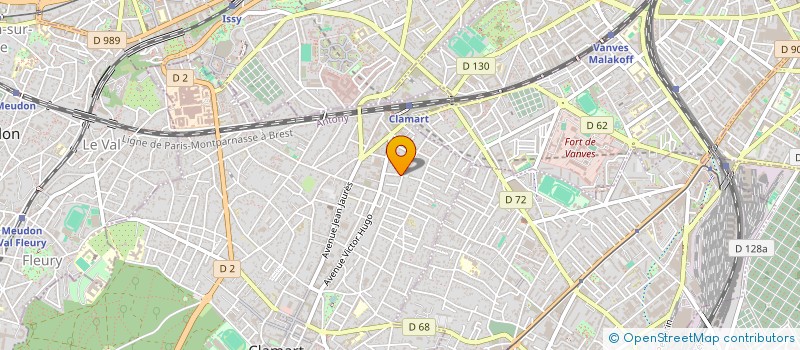 localisation de l'entreprise 2LNP FILMS à CLAMART