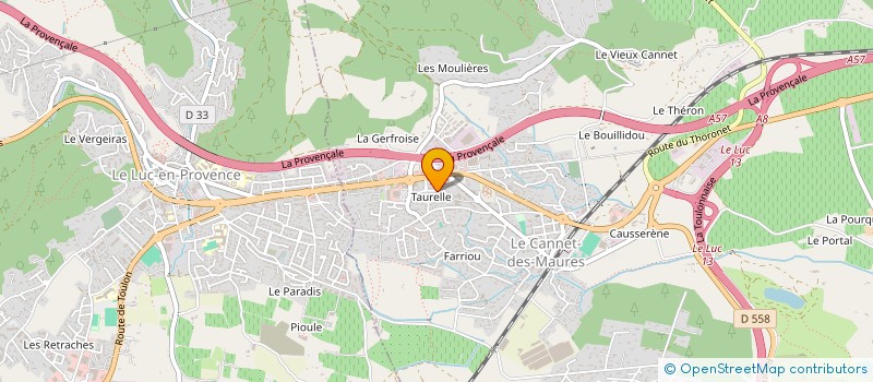 localisation de l'entreprise 2LP INVESTISSEMENTS  LE CANNET-DES-MAURES