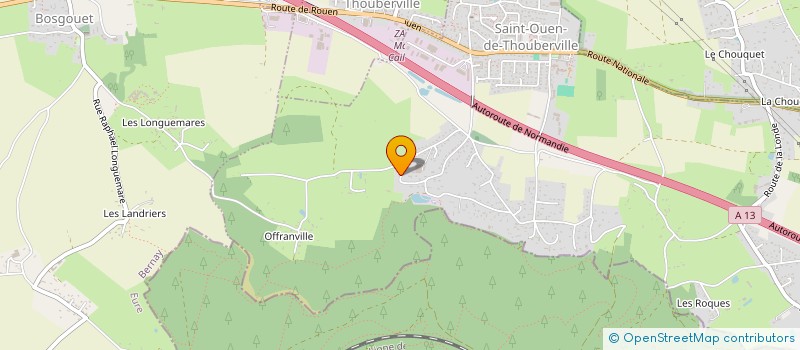 localisation de l'entreprise 2LPC  SAINT-OUEN-DE-THOUBERVILLE