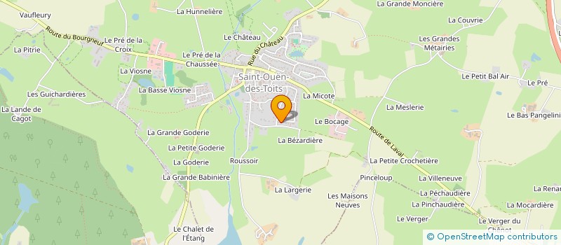 localisation de l'entreprise 2LR  SAINT-OUEN-DES-TOITS