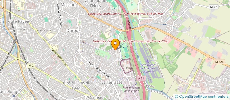 localisation de l'entreprise 2LRV à TOULOUSE