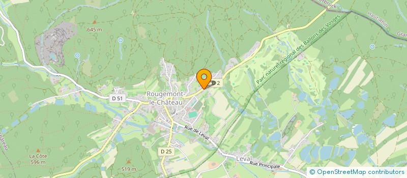 localisation de l'entreprise 2LS à ROUGEMONT-LE-CHATEAU