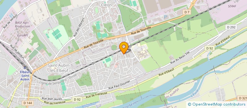 localisation de l'entreprise 2LT TRANSPORTS à ROUEN