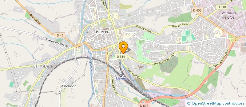 localisation de l'entreprise 2LTD  LISIEUX