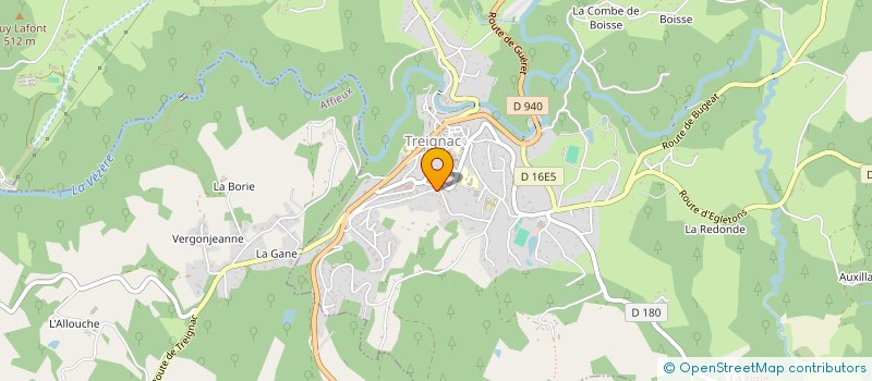 localisation de l'entreprise 2LTECH  TREIGNAC