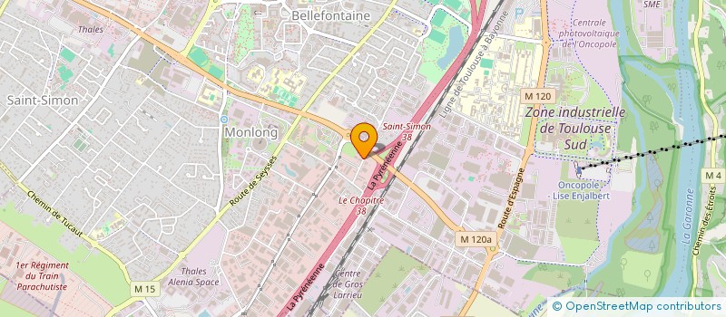 localisation de l'entreprise 2LUX EVENTS à COLOMIERS