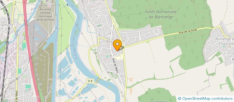 localisation de l'entreprise 2M  RURANGE-LES-THIONVILLE