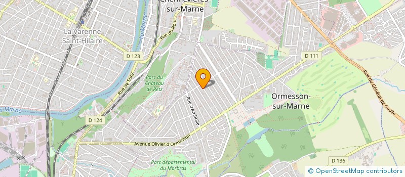 localisation de l'entreprise 2M  ORMESSON-SUR-MARNE