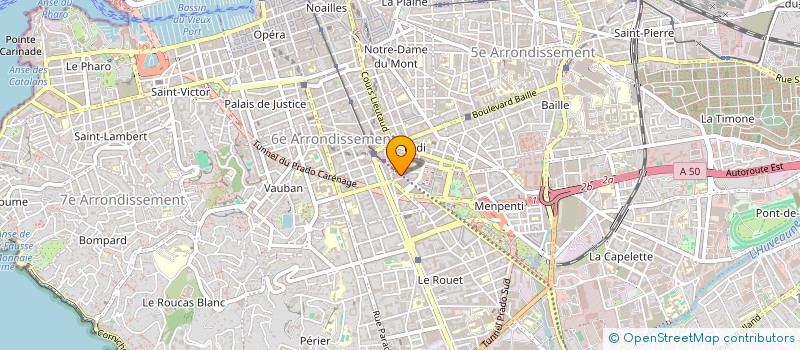 localisation de l'entreprise 2M  MARSEILLE