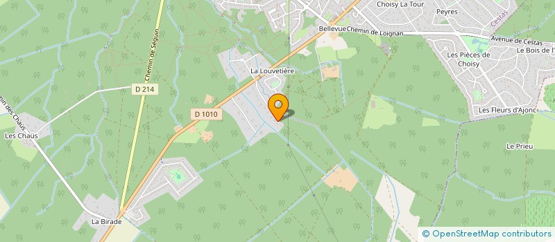 localisation de l'entreprise 2M  CESTAS