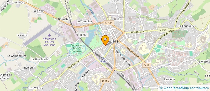localisation de l'entreprise 2M à FLERS