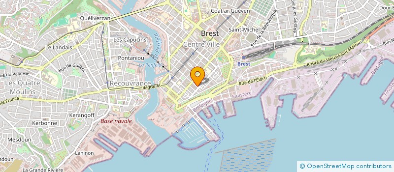 localisation de l'entreprise 2M à BREST