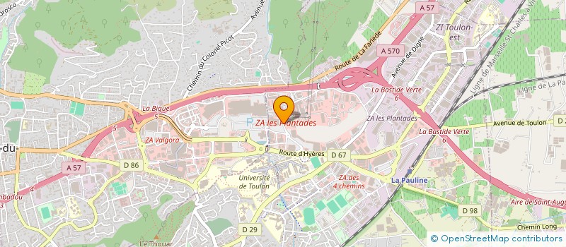 localisation de l'entreprise 2M à LA GARDE