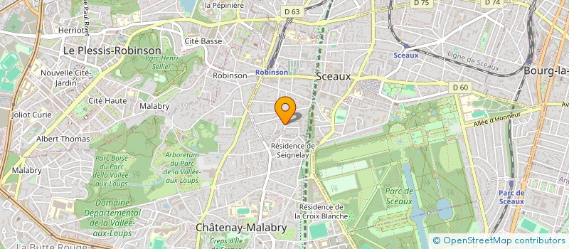 localisation de l'entreprise 2M à SCEAUX