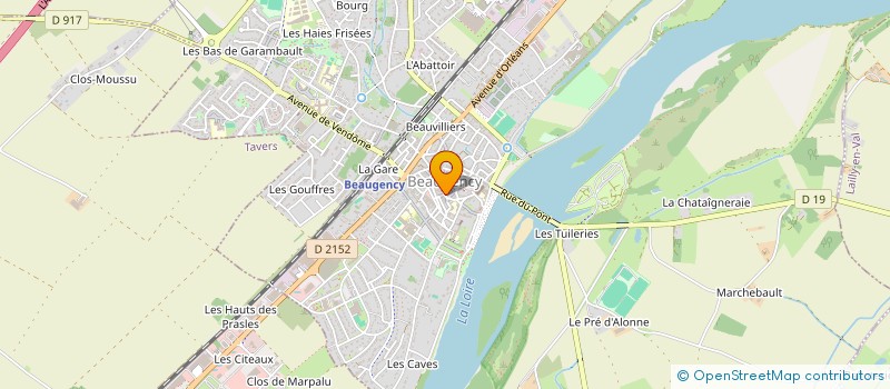 localisation de l'entreprise 2M à BEAUGENCY