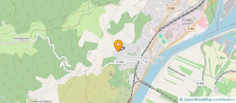 localisation de l'entreprise 2M  LA VOULTE-SUR-RHONE