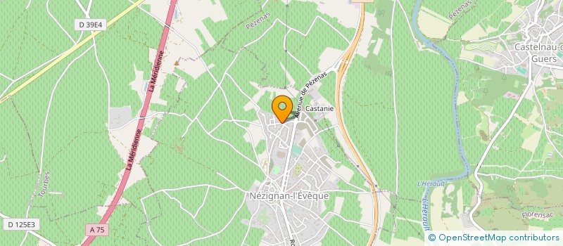 localisation de l'entreprise 2M  NEZIGNAN-L'EVEQUE