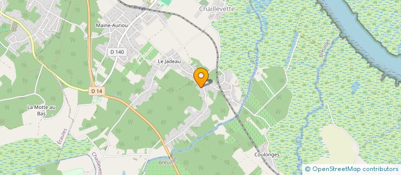 localisation de l'entreprise 2M  CHAILLEVETTE