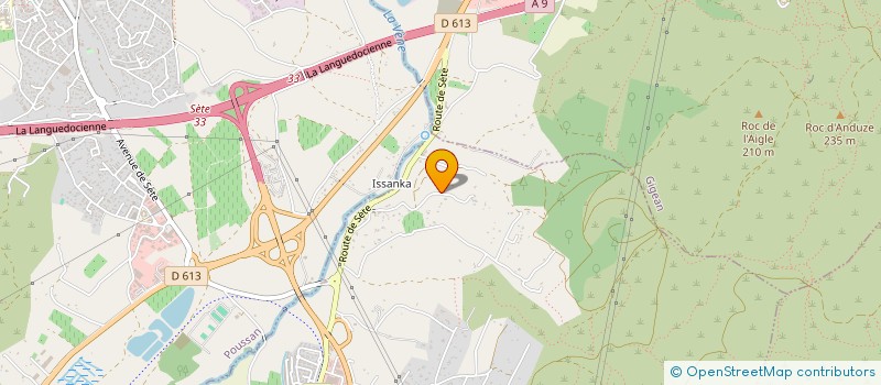 localisation de l'entreprise 2M  BALARUC-LE-VIEUX