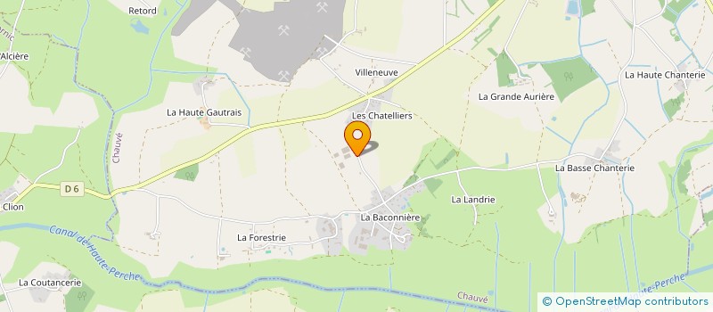 localisation de l'entreprise 2M à CHAUVE