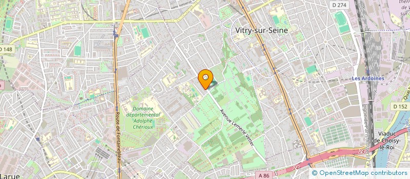localisation de l'entreprise 2M  VITRY-SUR-SEINE