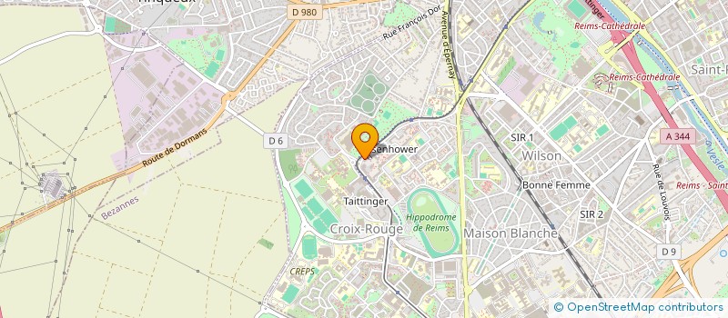 localisation de l'entreprise 2M-A2I  REIMS