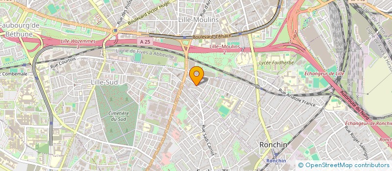 localisation de l'entreprise 2M&AD à LILLE