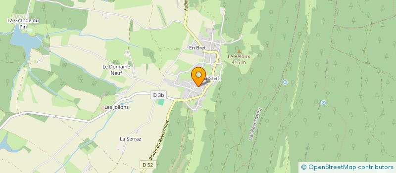 localisation de l'entreprise 2M AIN ENERGIE SAV à VAL-REVERMONT
