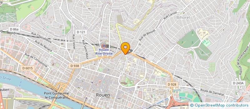 localisation de l'entreprise 2M ASSOCIES à ROUEN