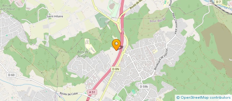 localisation de l'entreprise 2M - AUDIT à BOUC-BEL-AIR