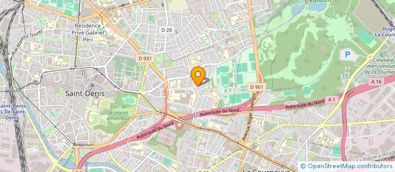 localisation de l'entreprise 2M BAT à SAINT-DENIS